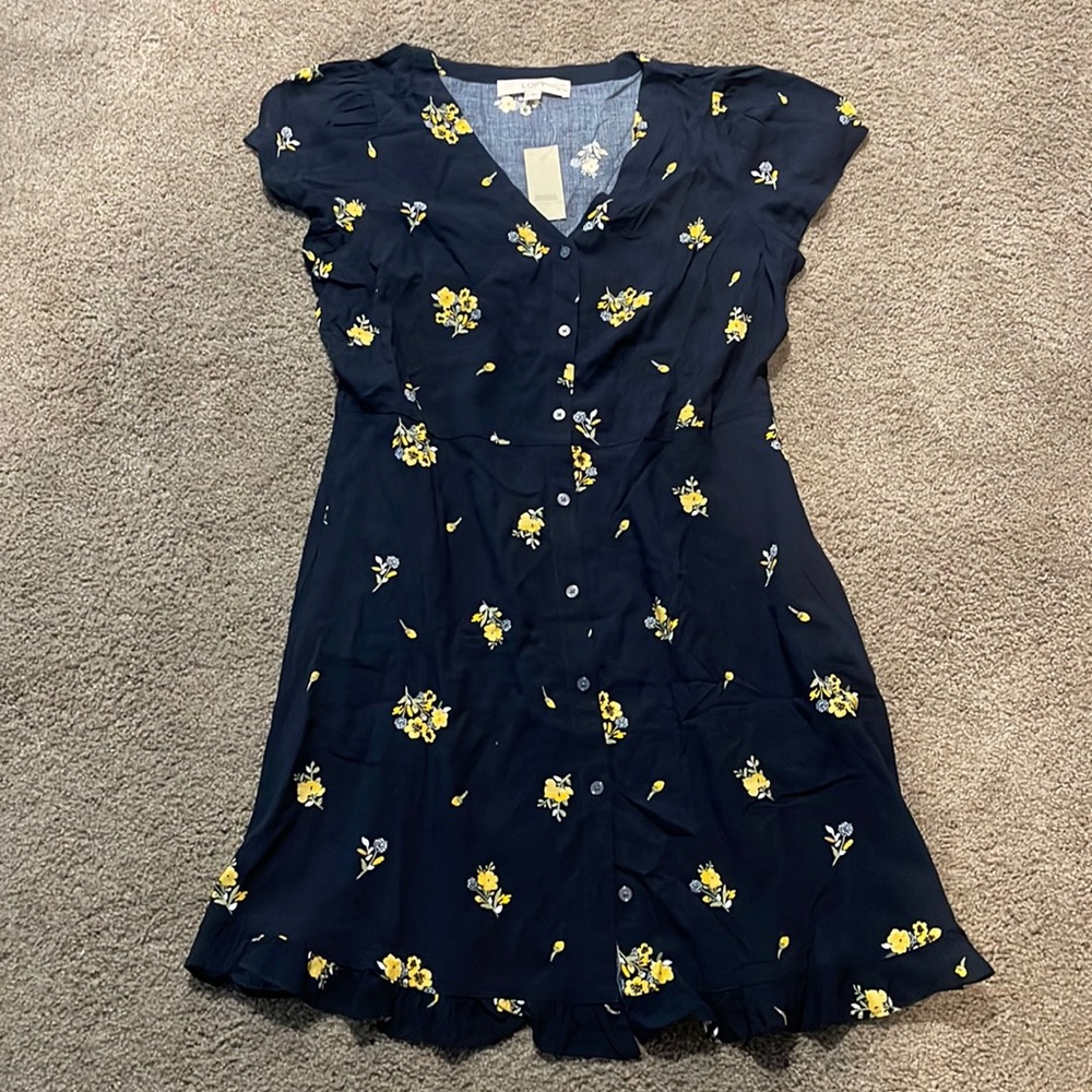 Navy Loft Dress Size 6P